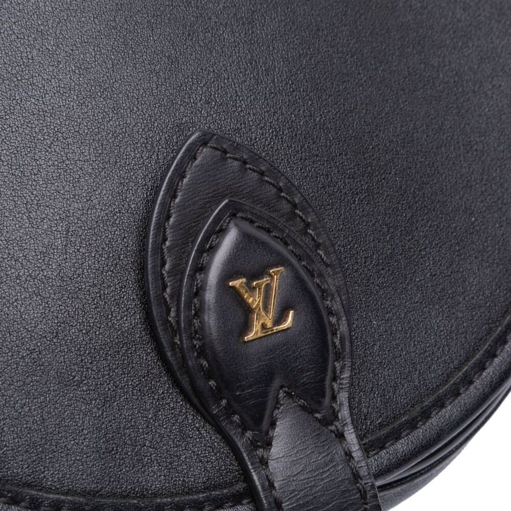 Pre Loved louis vuitton Saddle Bag Shoulder Women Black Crossbody Bags - Picture 7 of 8